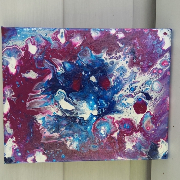 'The Kid' original  🎨 Acrylic fluid art 🎨 - Picture 2 of 2